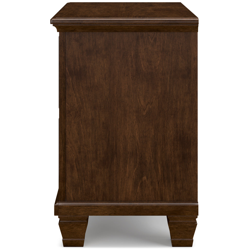 Danabrin Brown Full Panel 4-Piece Bedroom Set