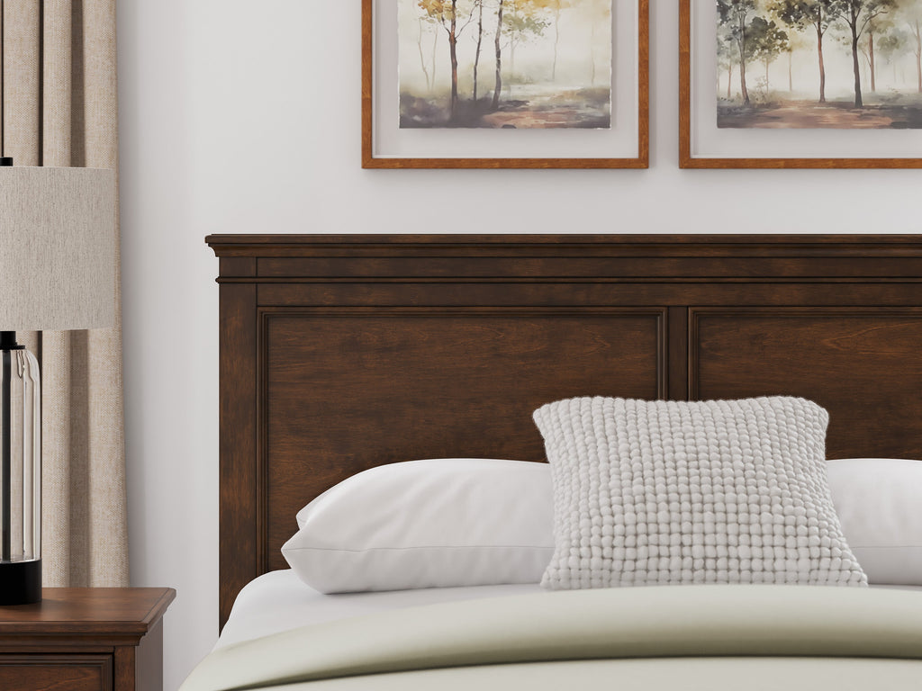 Danabrin Brown Full Panel 4-Piece Bedroom Set