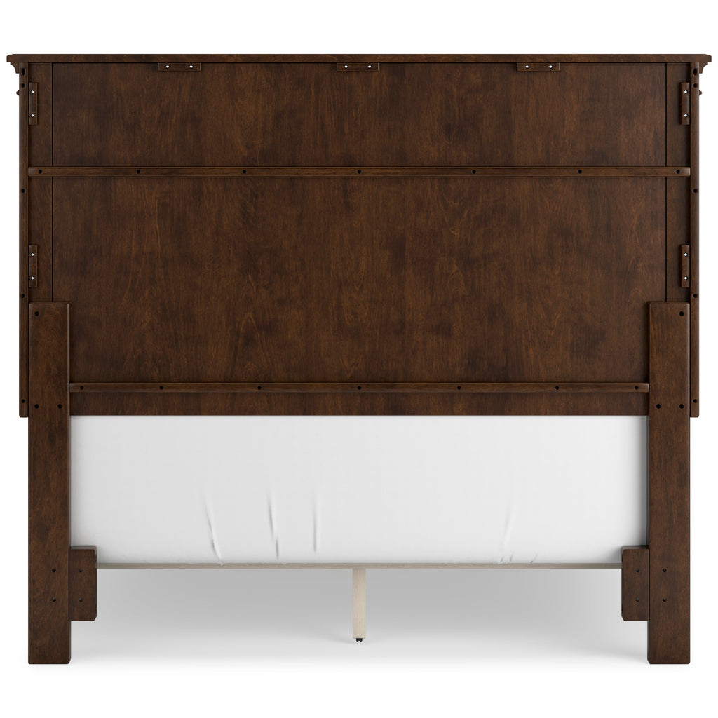 Danabrin Brown Full Panel 5-Piece Bedroom Set