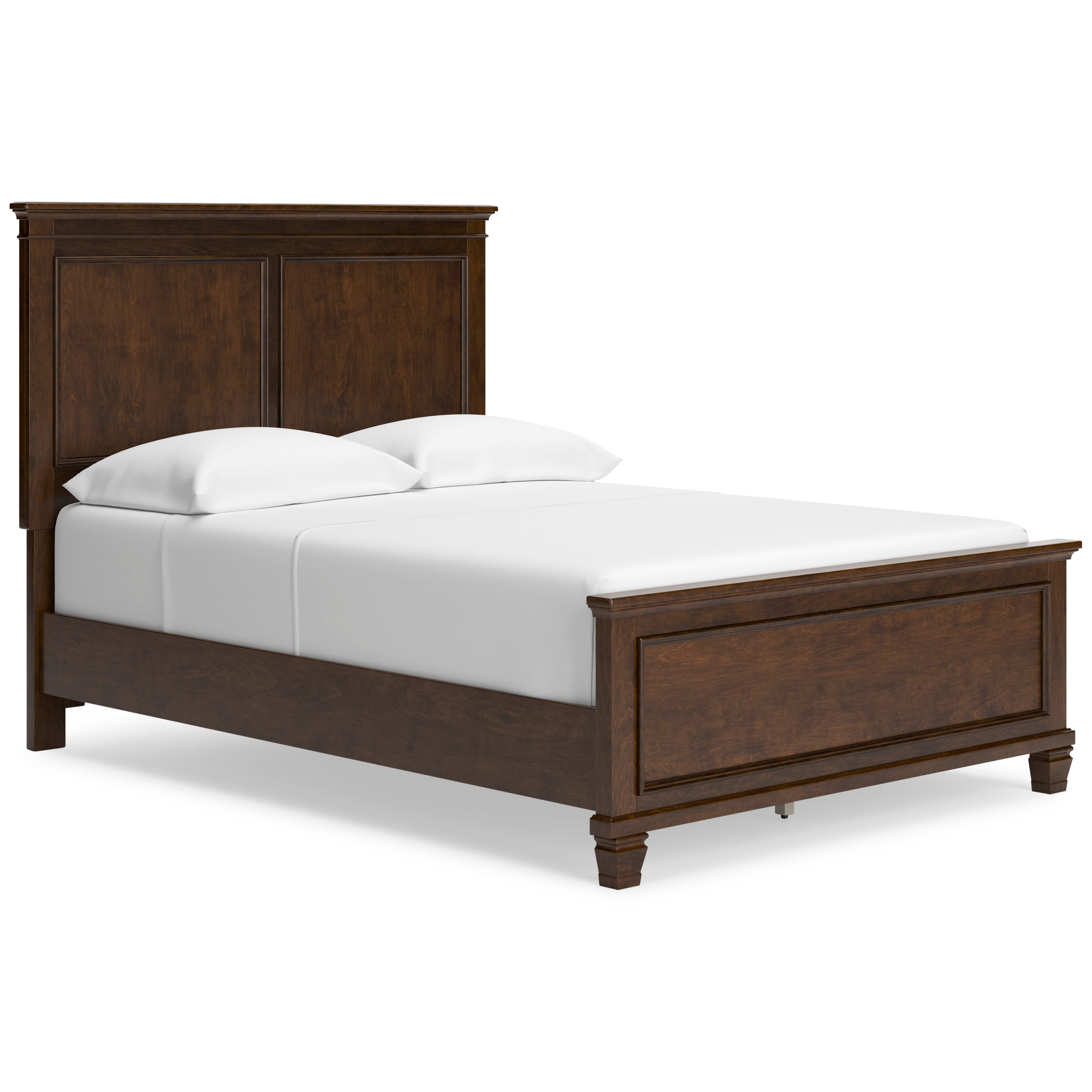 Danabrin Brown Full Panel 6-Piece Bedroom Set w/ 2 Nightstands