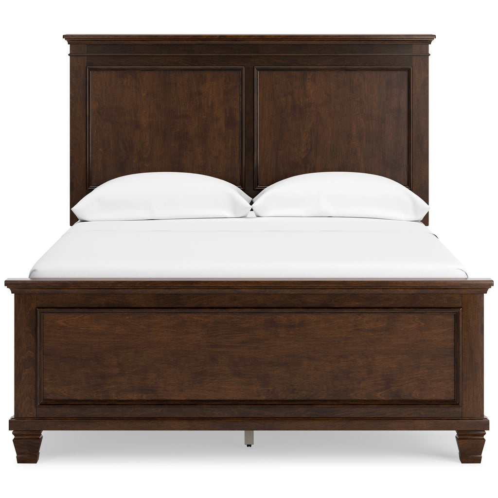 Danabrin Brown Full Panel 6-Piece Bedroom Set w/ 2 Nightstands