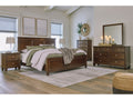 Danabrin Brown King Panel 5-Piece Bedroom Set w/ 2 Nightstands