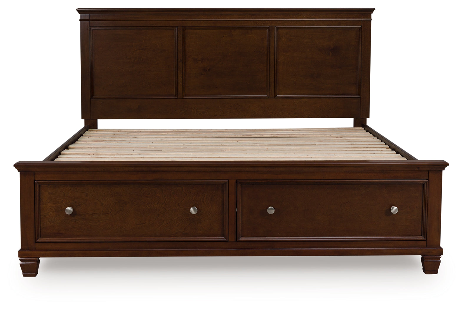 Danabrin Brown King Panel Storage Bed