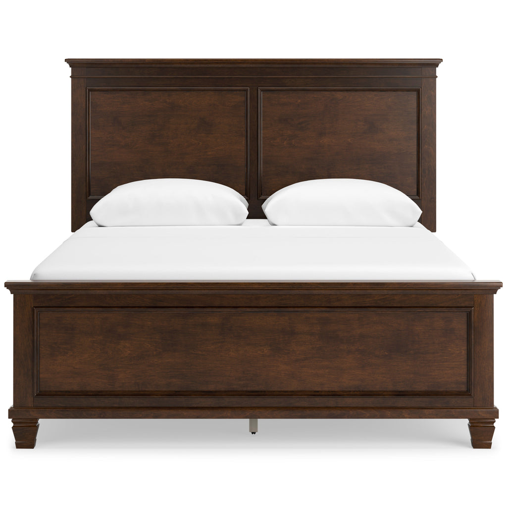 Danabrin Brown Queen Panel 6-Piece Bedroom Set w/ 2 Nightstands