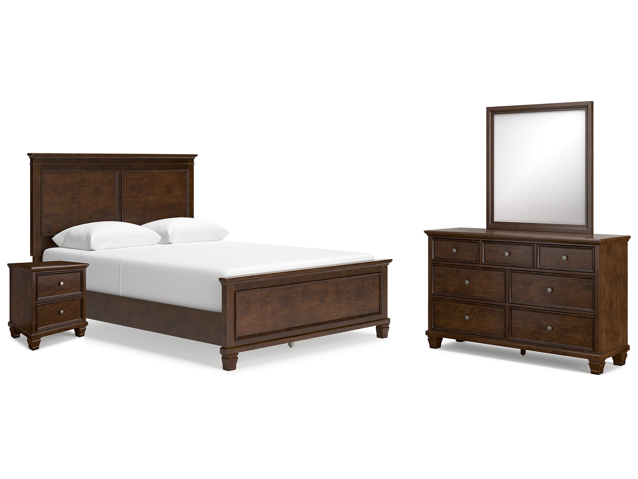 Danabrin Queen Panel Bedroom Set, Brown