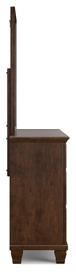Danabrin Brown Twin Panel 4-Piece Bedroom Set