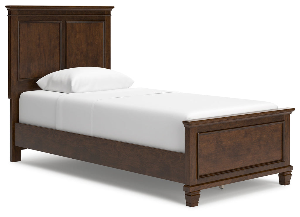 Danabrin Brown Twin Panel 6-Piece Bedroom Set w/ 2 Nightstands