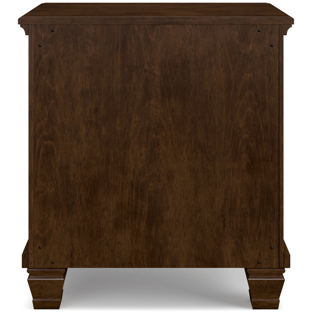 Danabrin Brown Twin Panel 4-Piece Bedroom Set