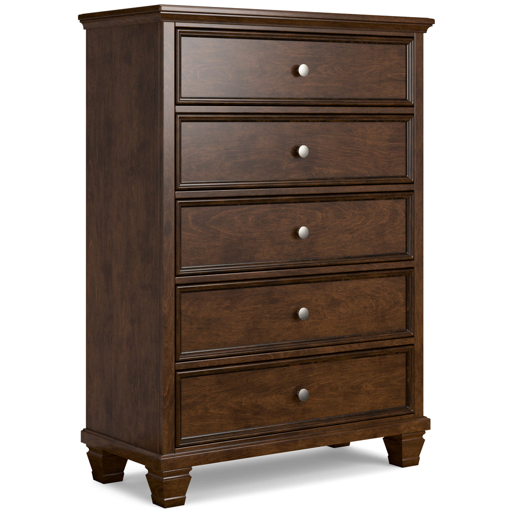 Danabrin Brown Twin Panel 6-Piece Bedroom Set w/ 2 Nightstands