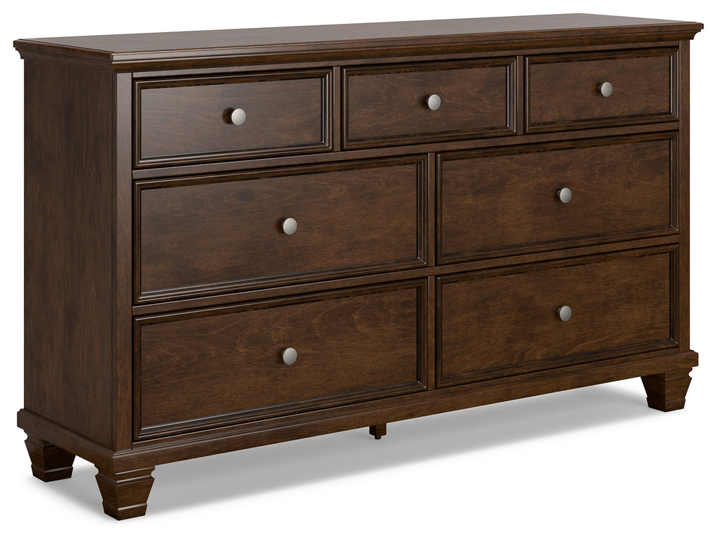 Danabrin Brown Twin Panel Bed, Dresser and Nightstand