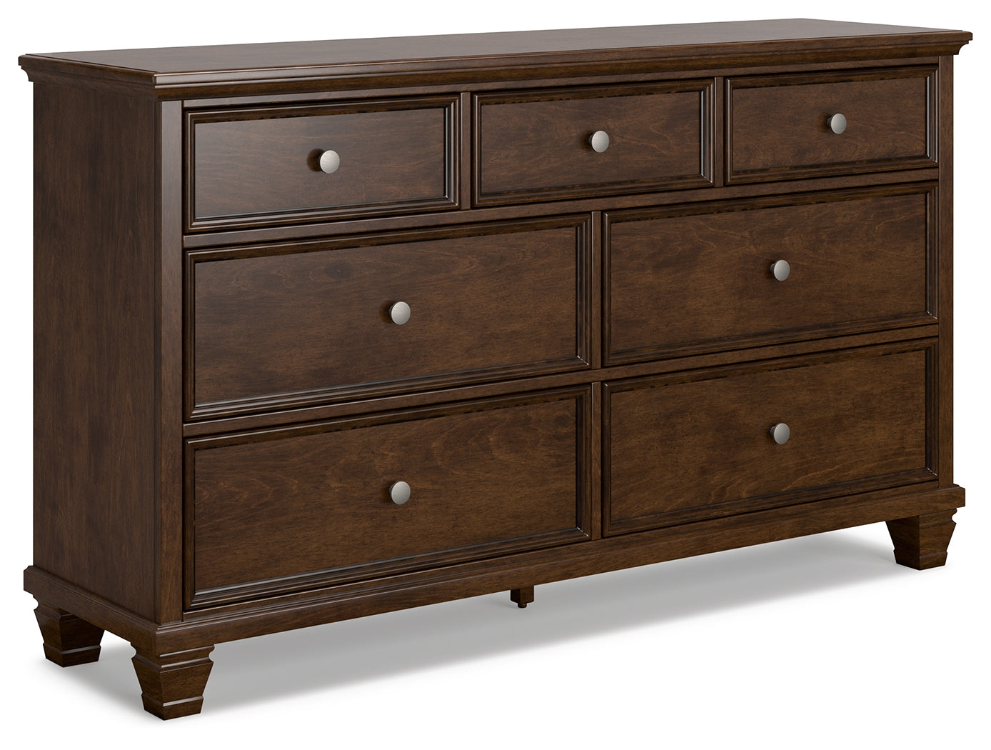 Danabrin Brown Twin Panel Bed, Dresser and Nightstand