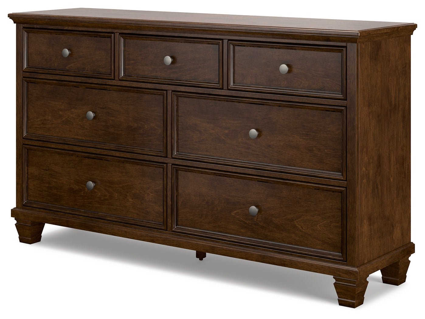 Danabrin Brown Twin Panel Bed, Dresser and Nightstand