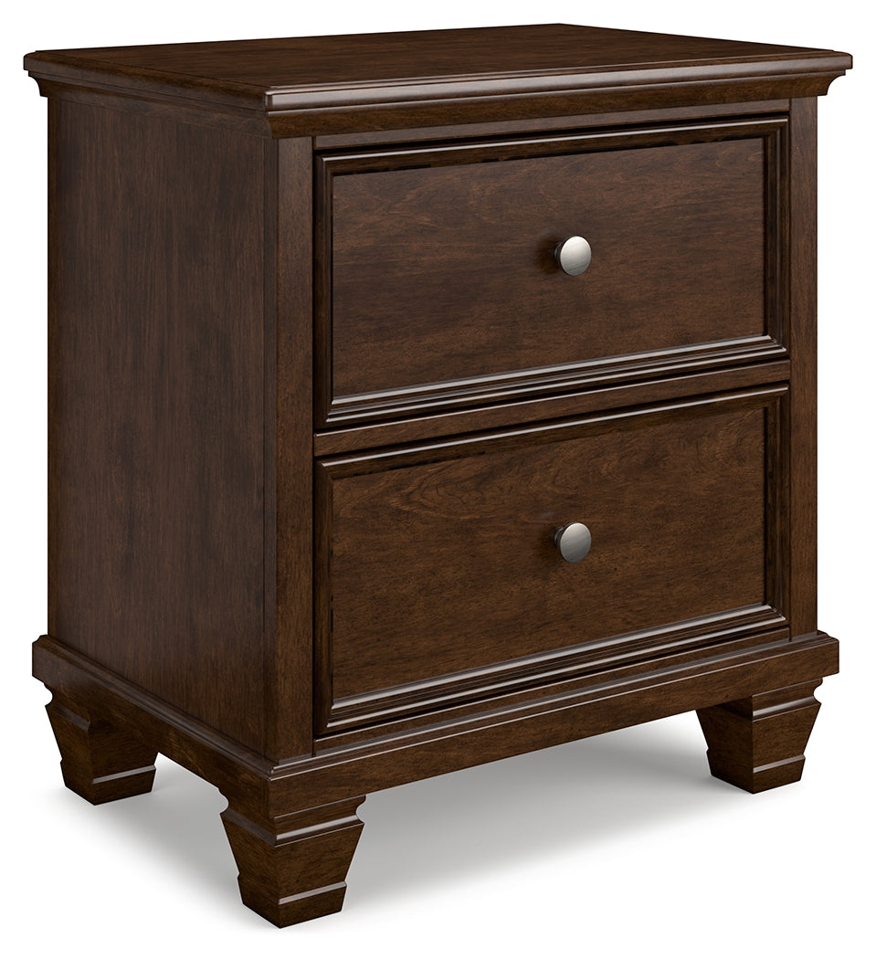Danabrin Brown Twin Panel Bed, Dresser and Nightstand