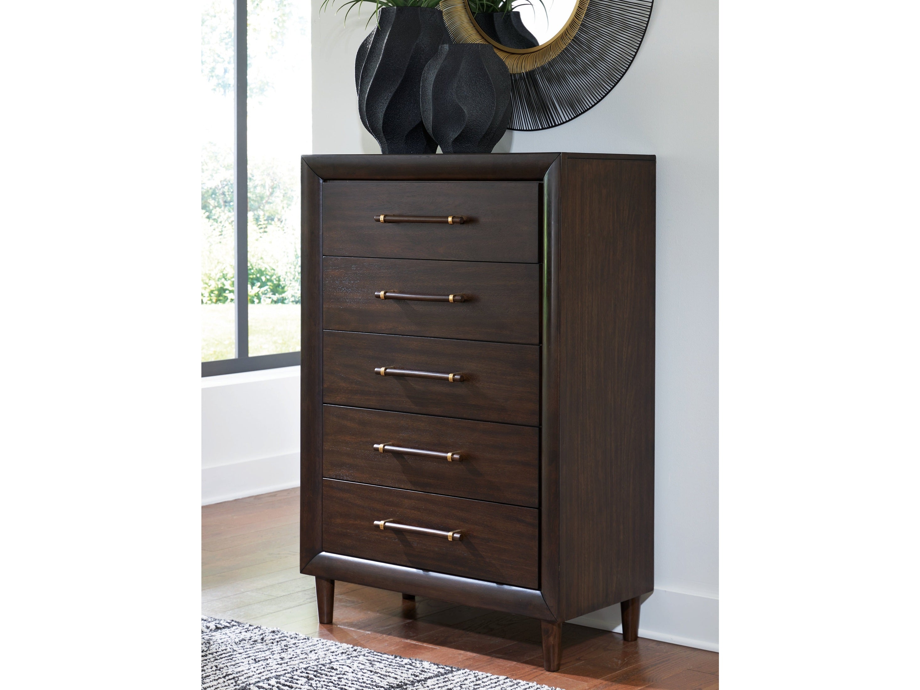 Dantenton Merlot Chest of Drawers