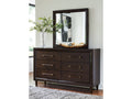 Dantenton Merlot Dresser and Mirror