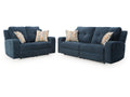 Danum Ink Reclining Sofa and Loveseat