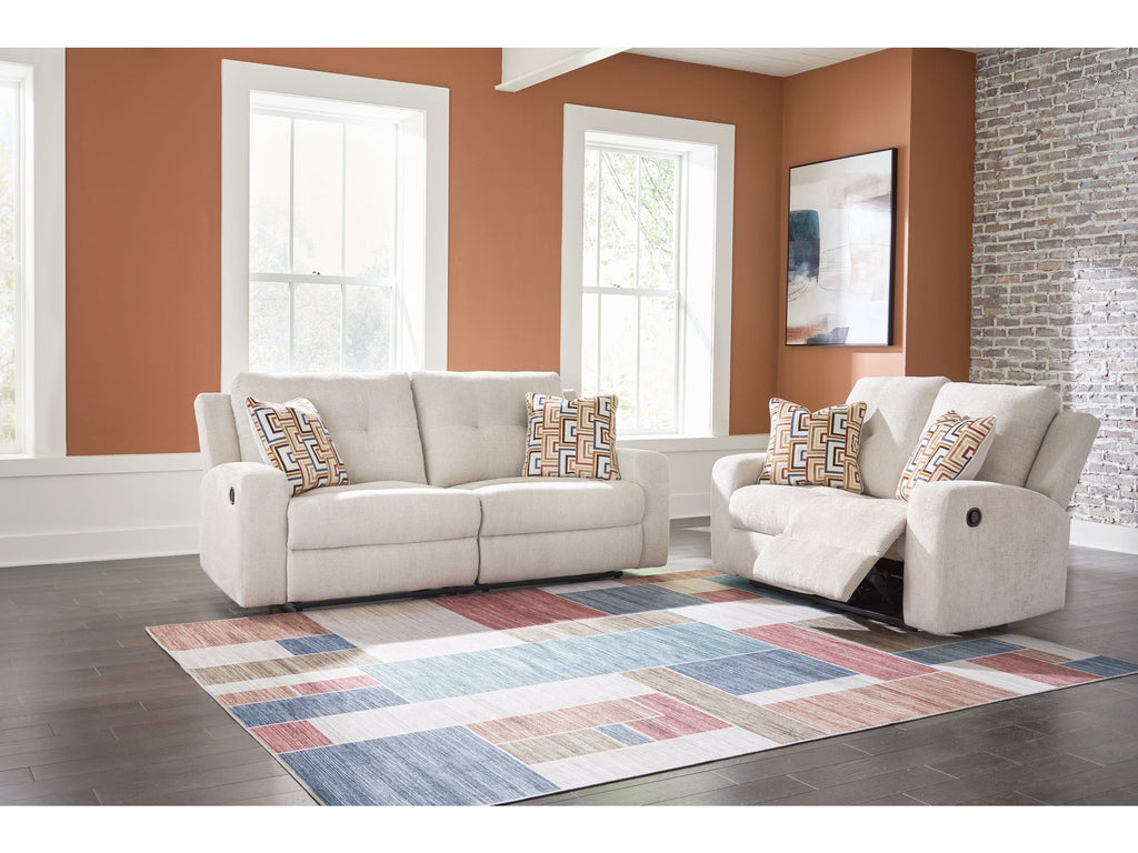 Danum Stone Reclining Sofa and Loveseat