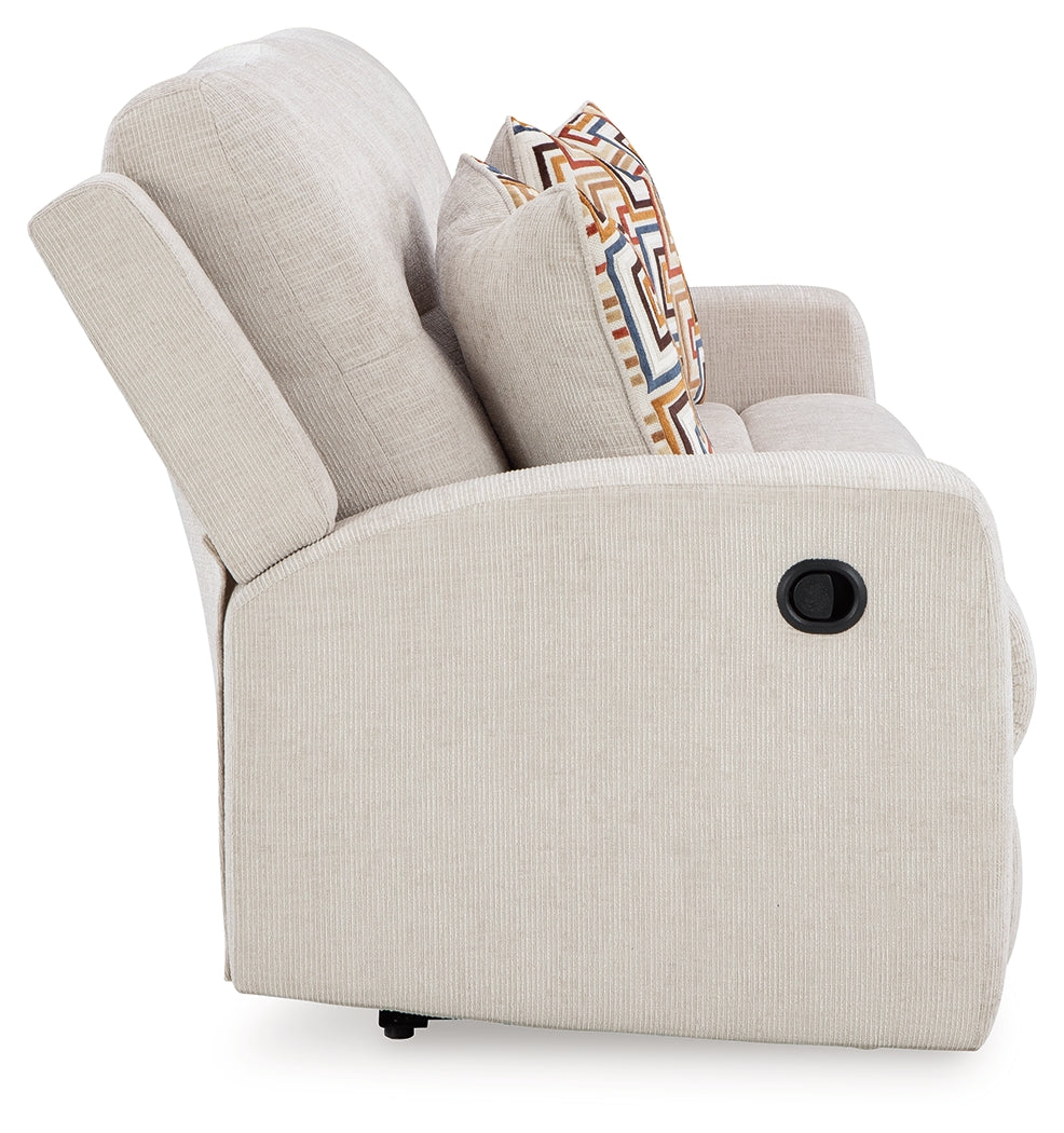 Danum Stone Reclining Sofa and Loveseat