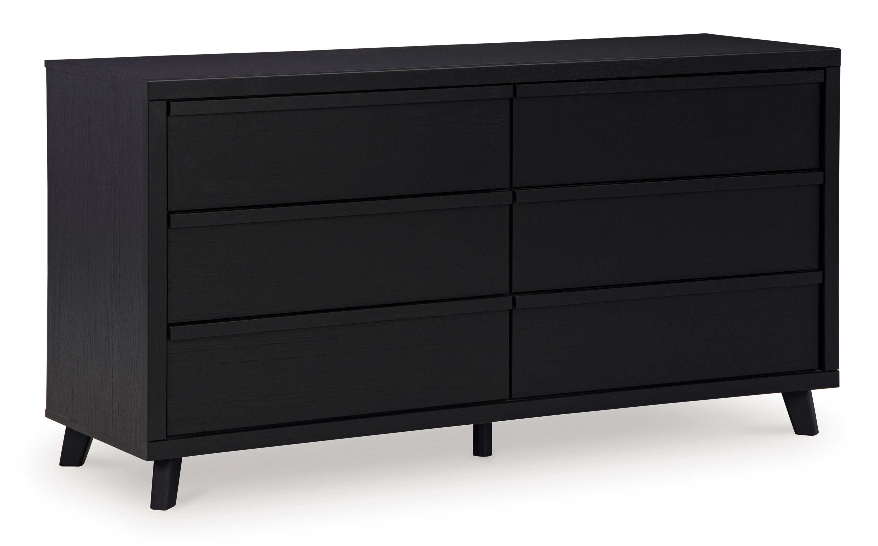 Danziar Black Dresser & Mirror