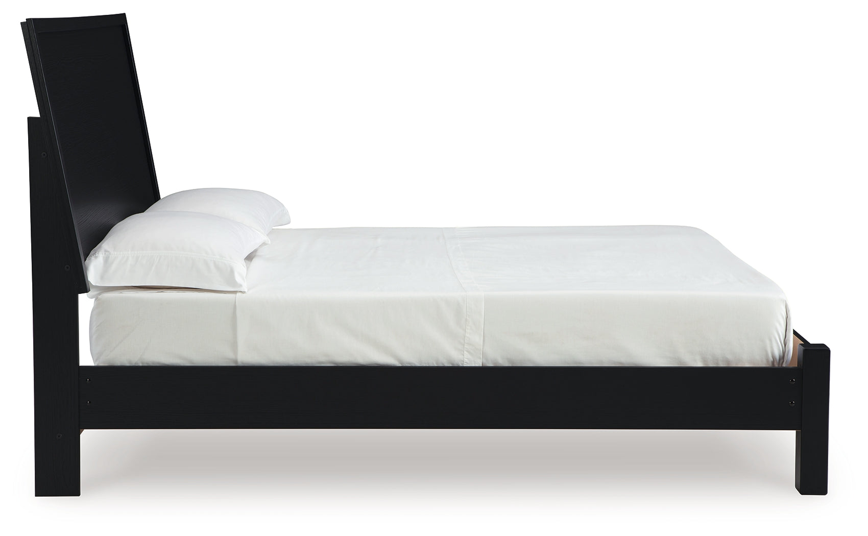 Danziar Black Full Panel Bed