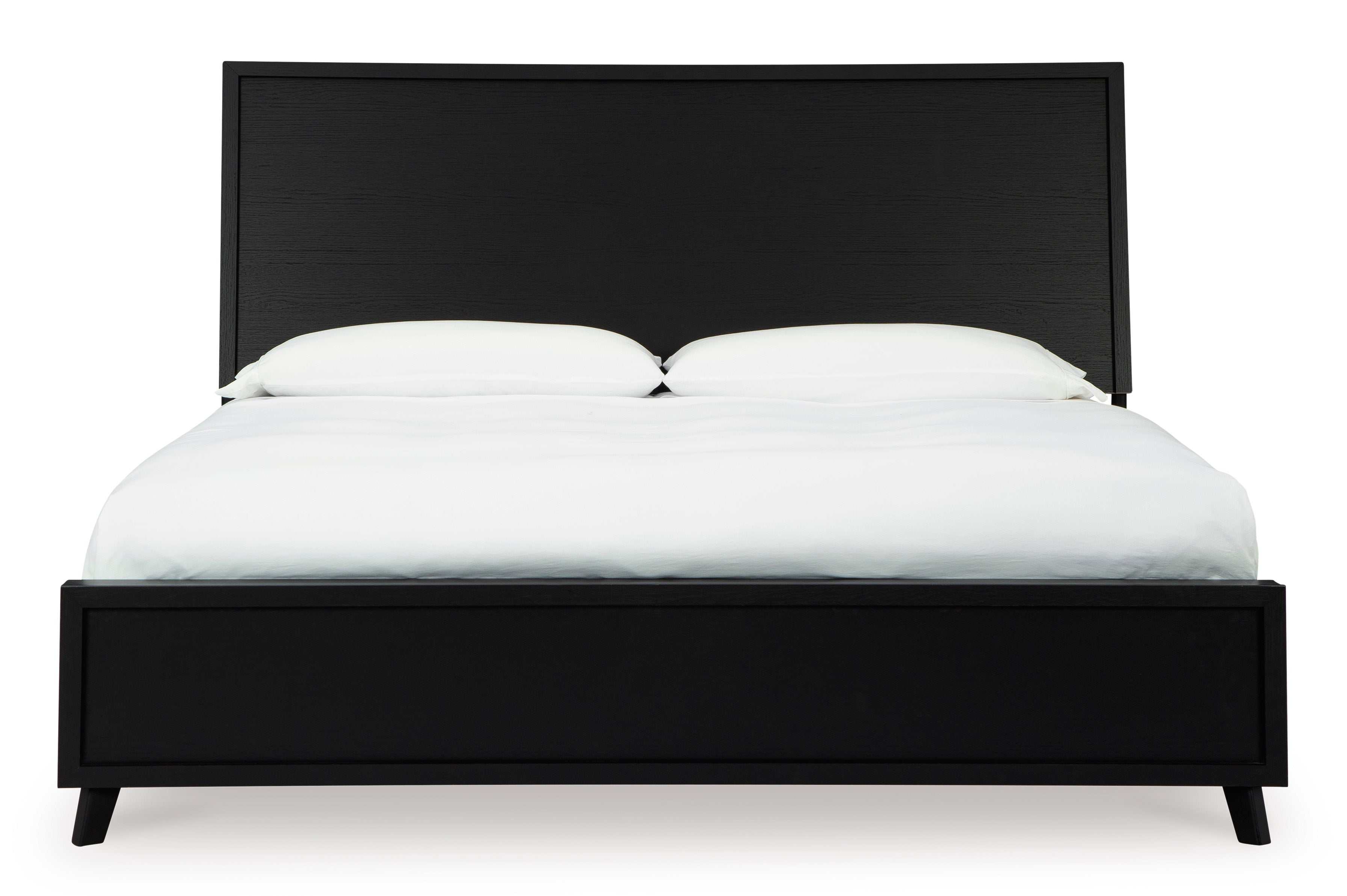 Danziar Black King Panel Bed