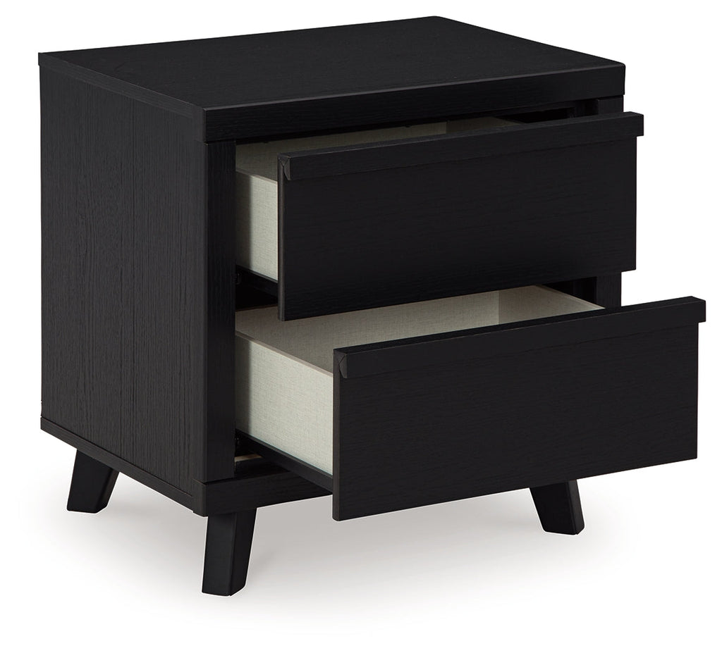 Danziar King Panel Bedroom Set, Black