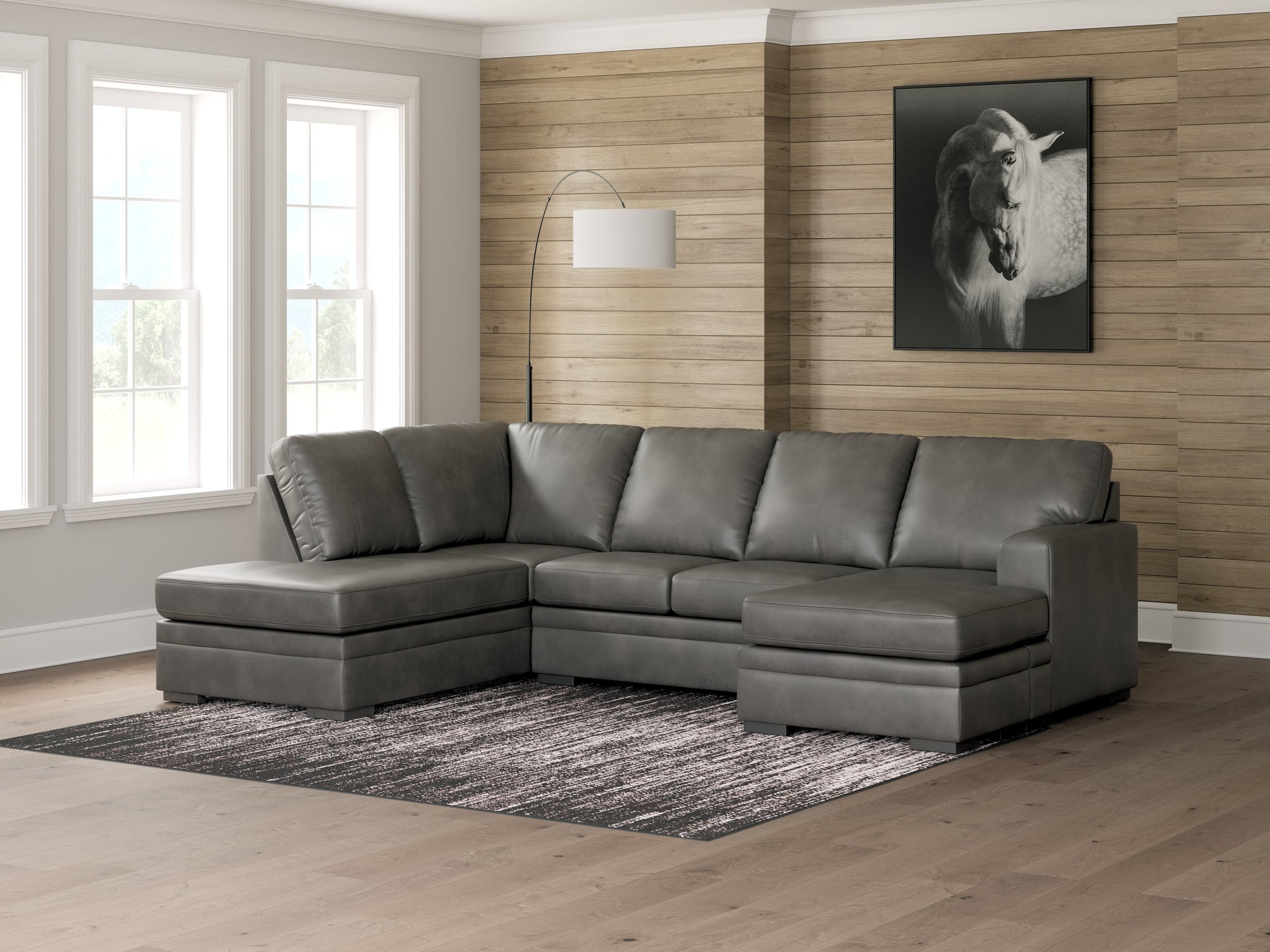 Dara Park Shadow 2-Piece Sectional with Chaise