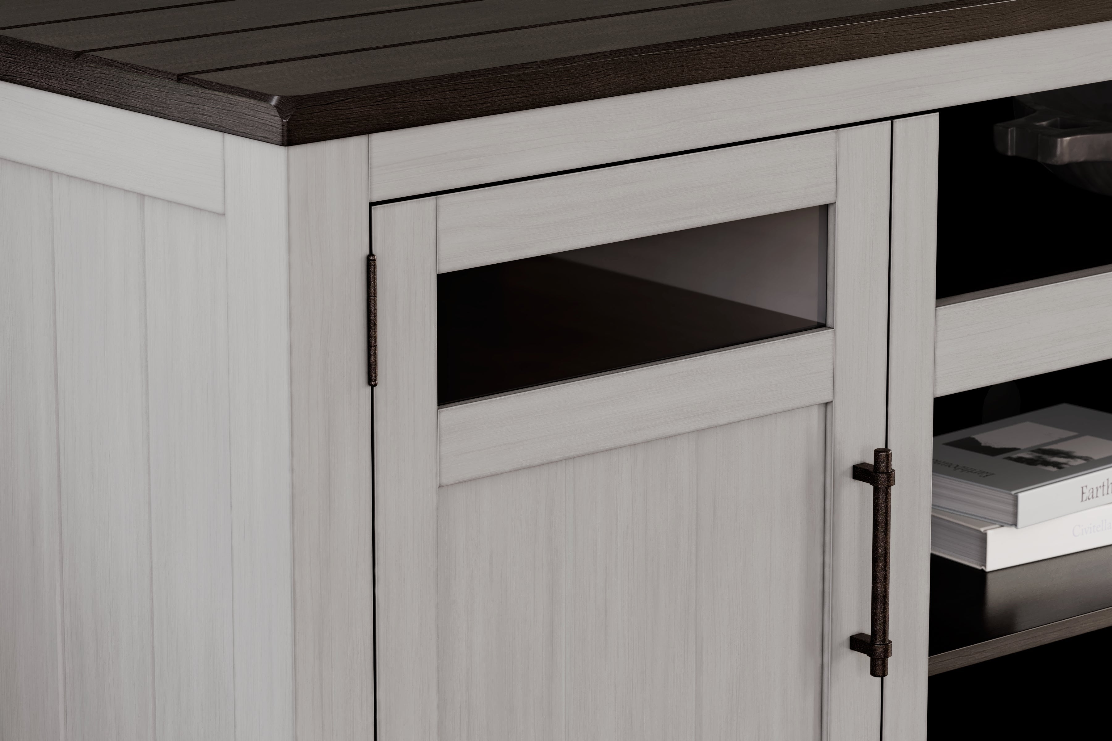 Darborn Gray/Brown 88" TV Stand