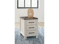 Darborn Gray/Brown Chairside End Table