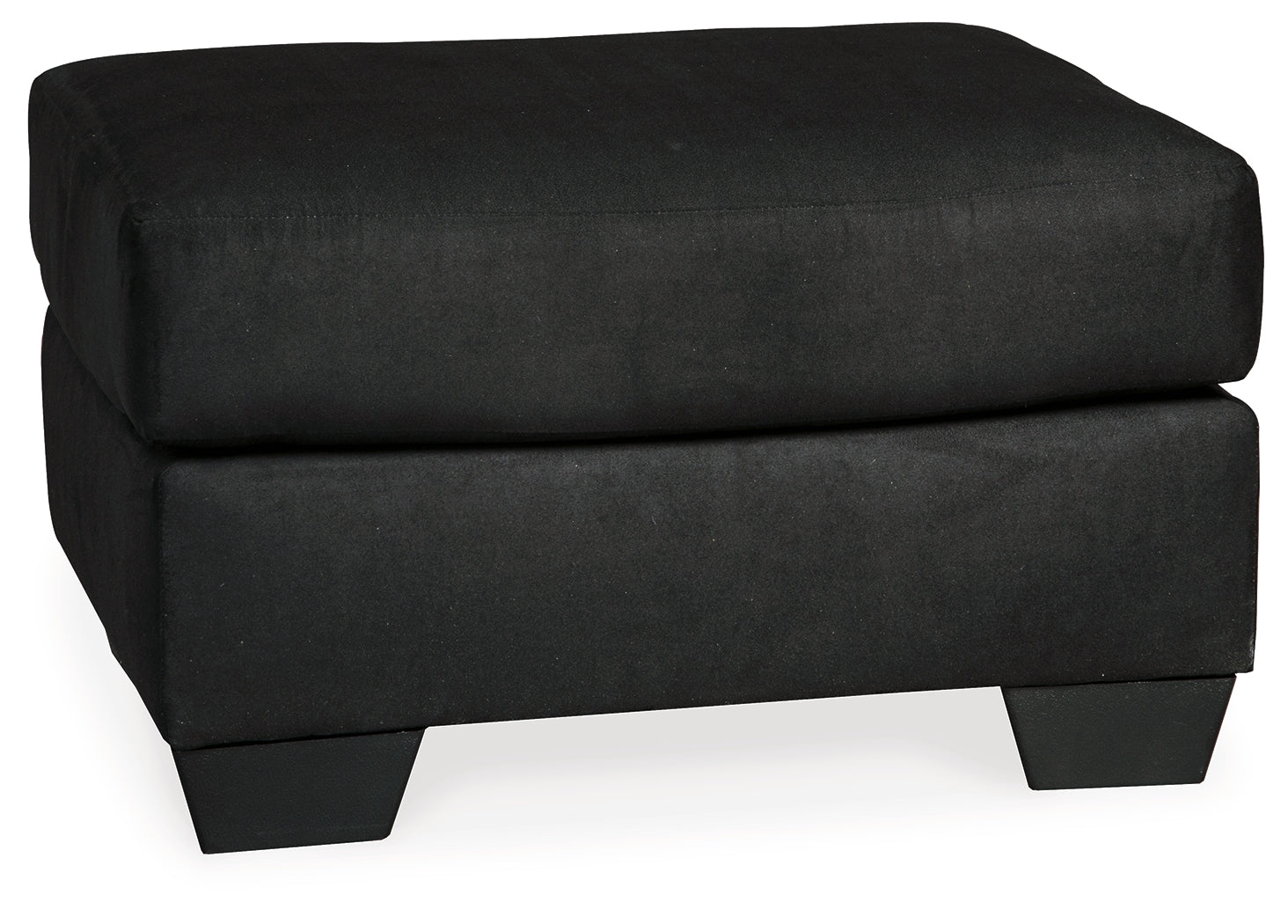Darcy Black Chair and Ottoman