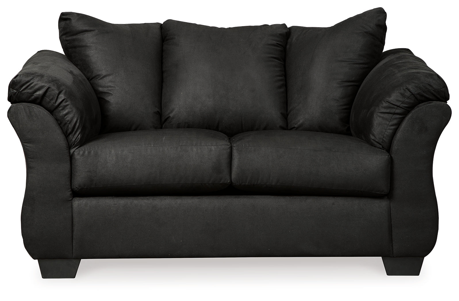Darcy Black Loveseat & 2 Recliners