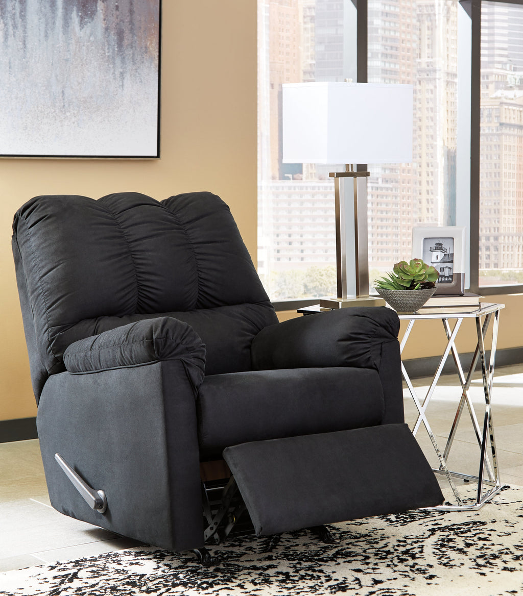 Darcy Black Loveseat & 2 Recliners