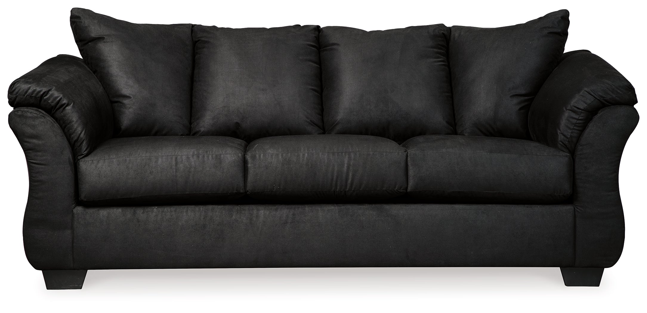 Darcy Black Sofa and Recliner