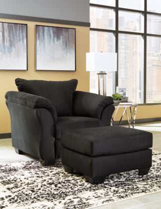 Darcy Chair & Ottoman Set