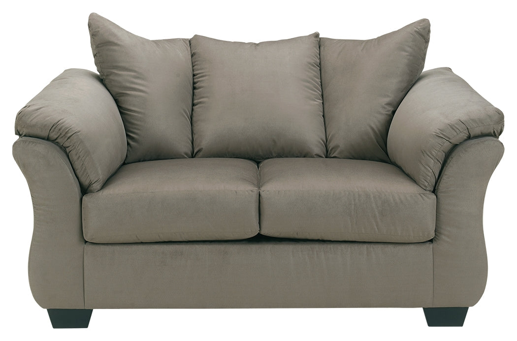 Darcy Cobblestone Sofa and Loveseat