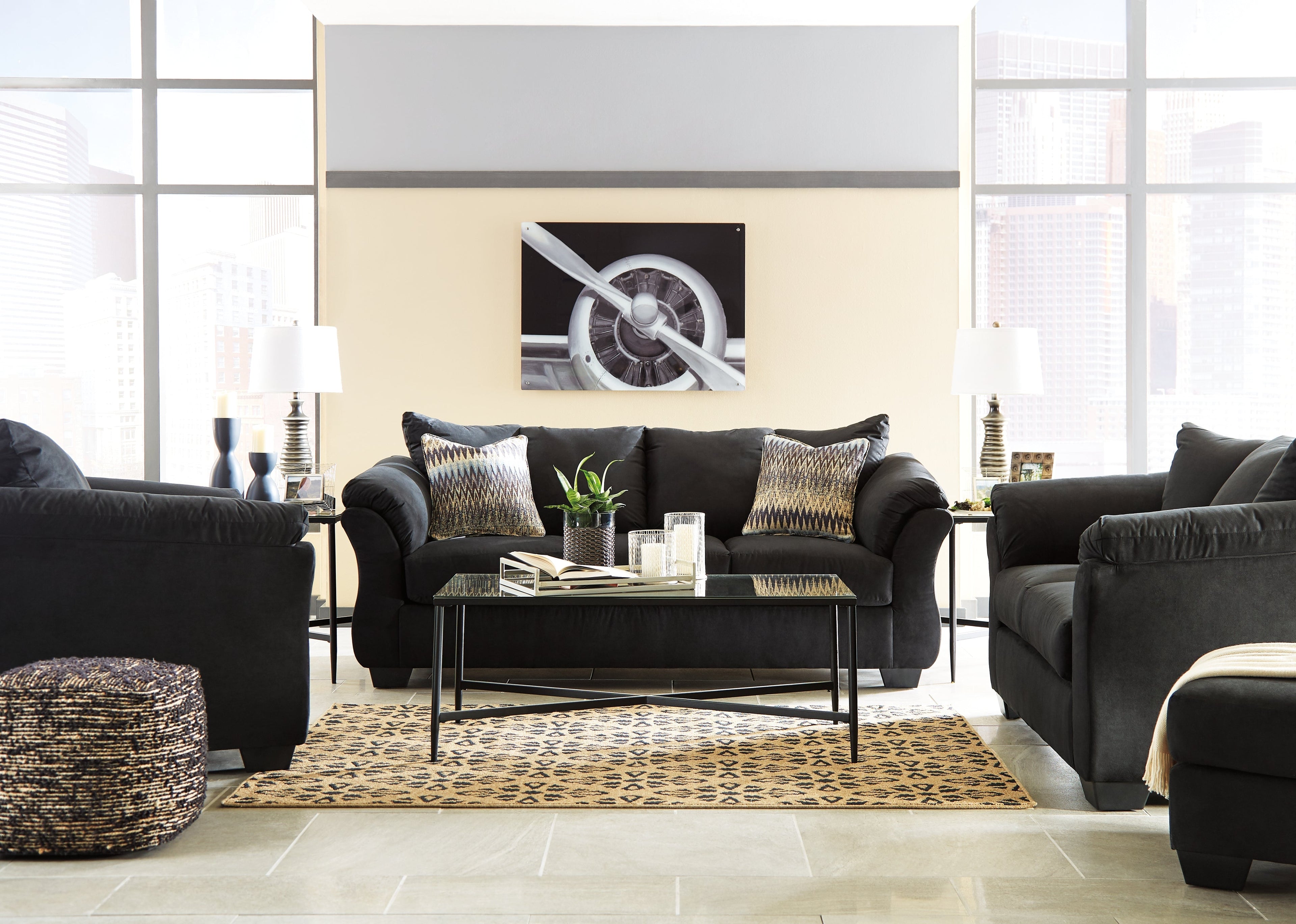 Darcy Sofa and Ottoman