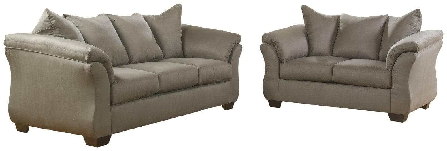 Darcy Stationary Sofa & Loveseat 2pc Living Room Set