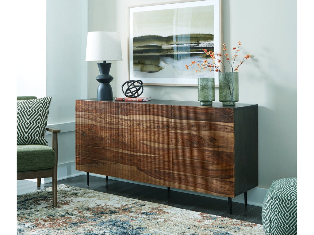 Darrey Natural/Brown Accent Cabinet