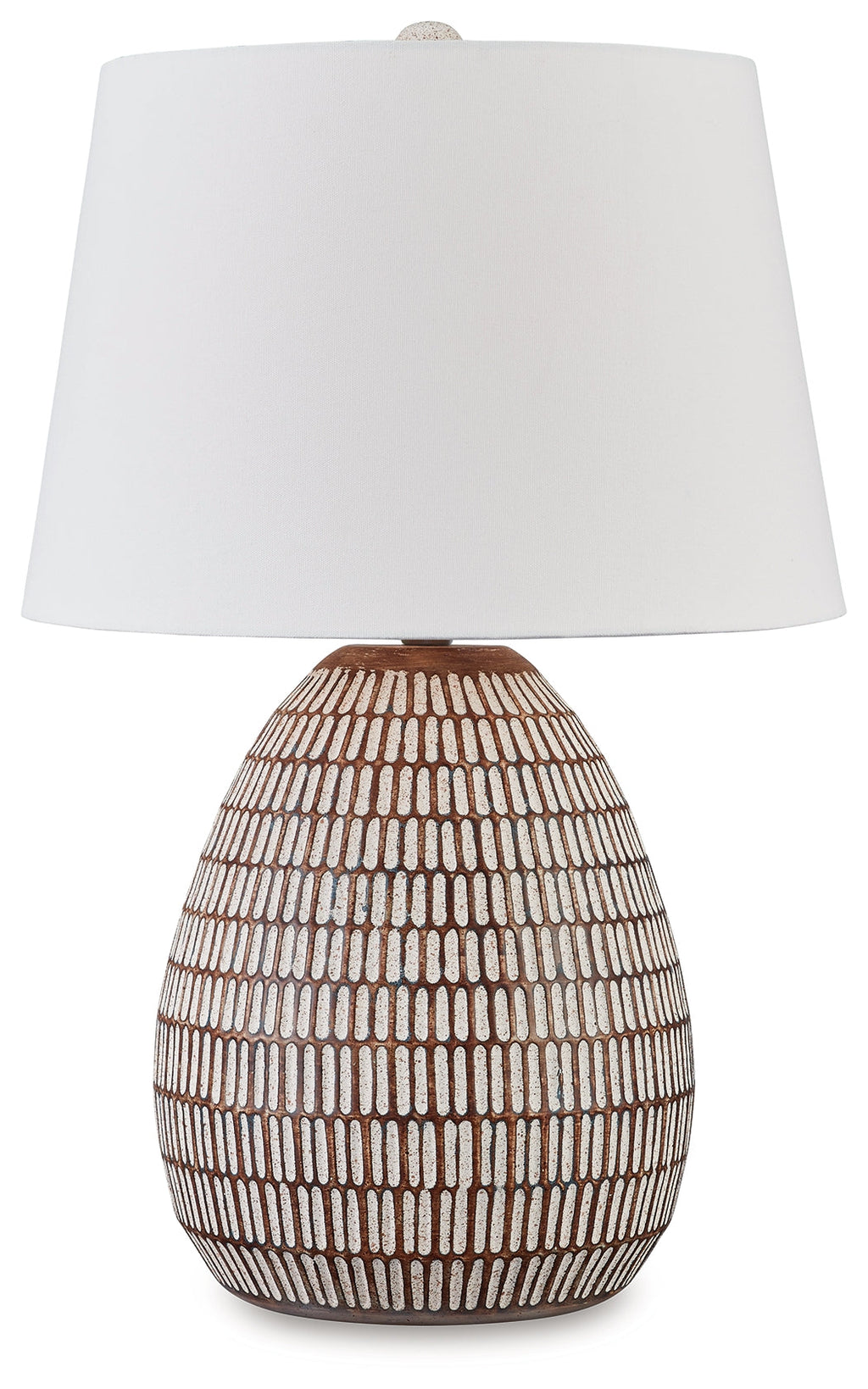 Darrich Beige/White 2-Piece Lamp Set