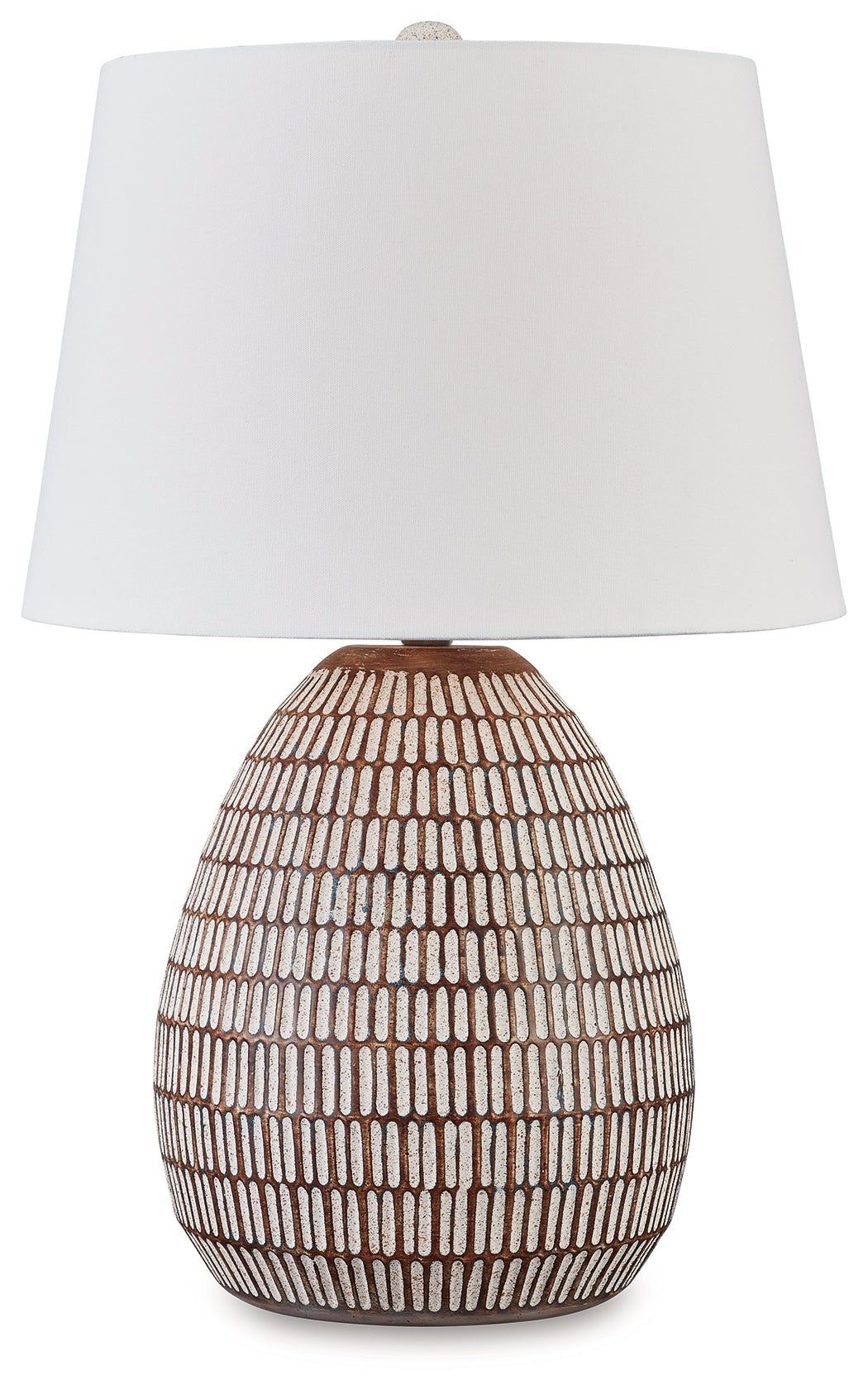 Darrich Beige/White 2-Piece Lamp Set