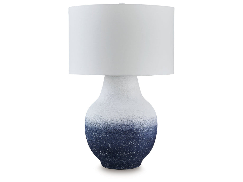 Dashland White/Navy Table Lamp
