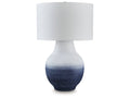 Dashland White/Navy Table Lamp