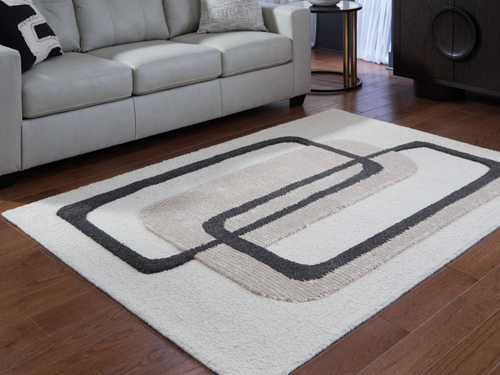 Davismour Ivory/Taupe/Charcoal Medium Rug