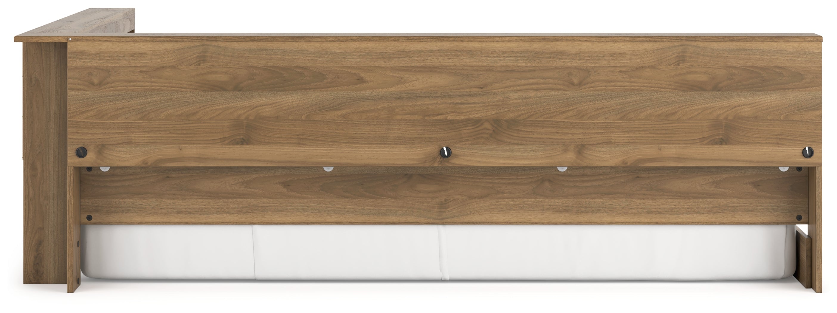 Deanlow Honey Full Bookcase Storage Youth Bed