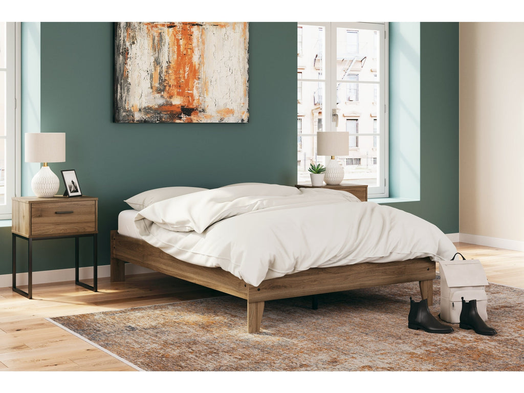 Deanlow Honey Full Platform Bed
