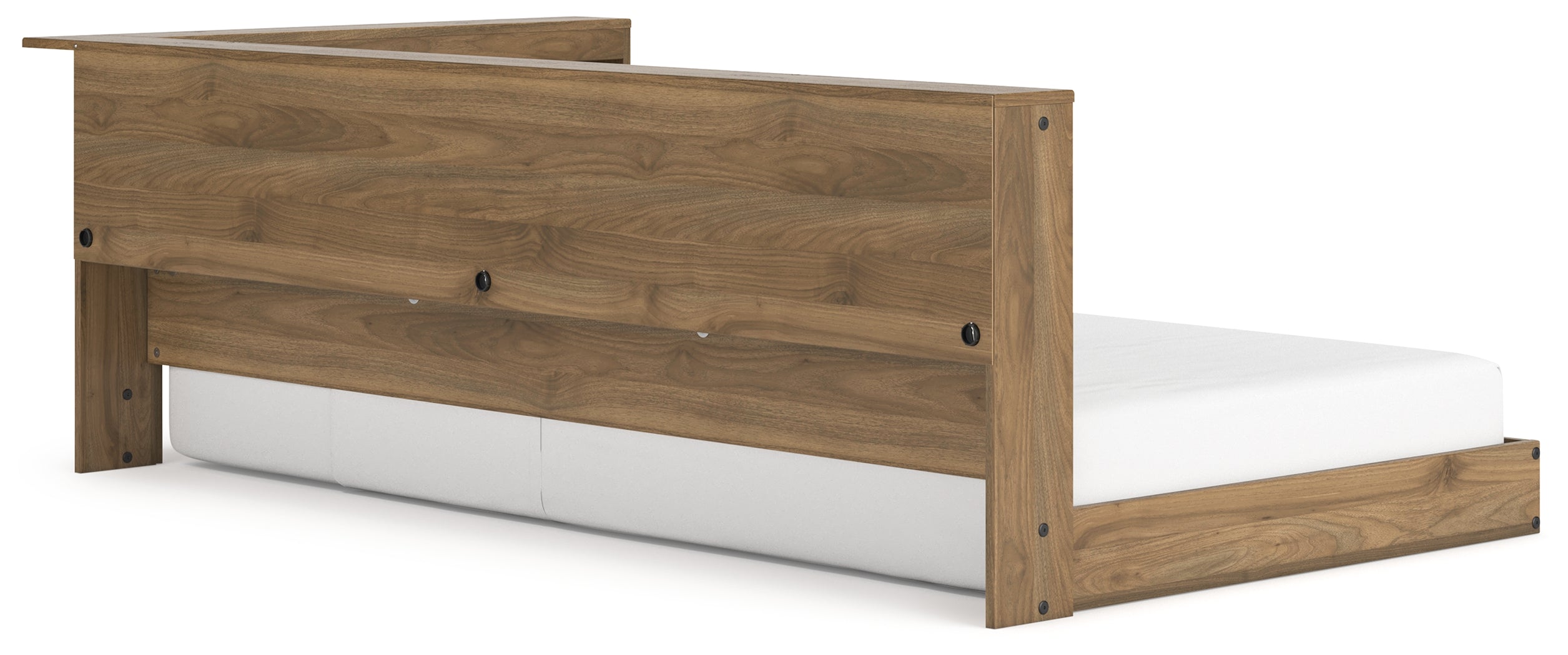 Deanlow Honey Twin Bookcase Storage Youth Bed
