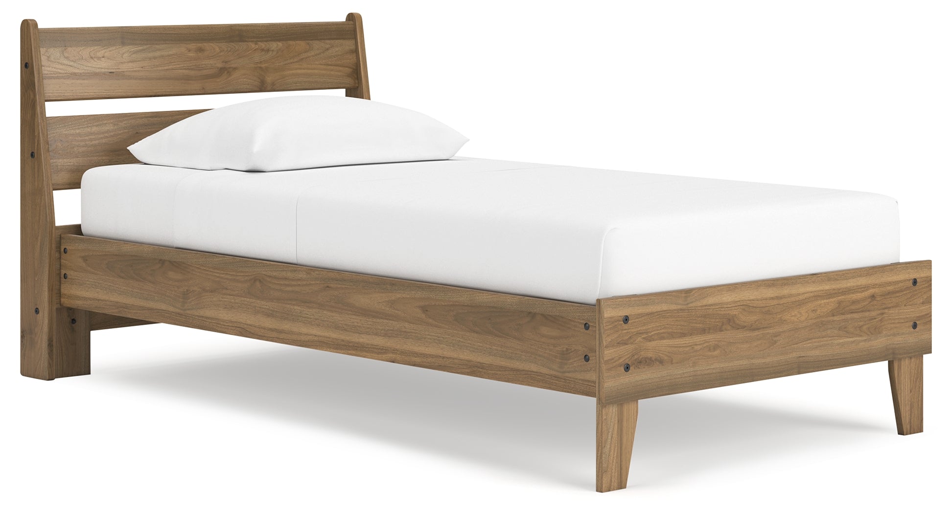 Deanlow Honey Twin Platform Panel Youth Bed