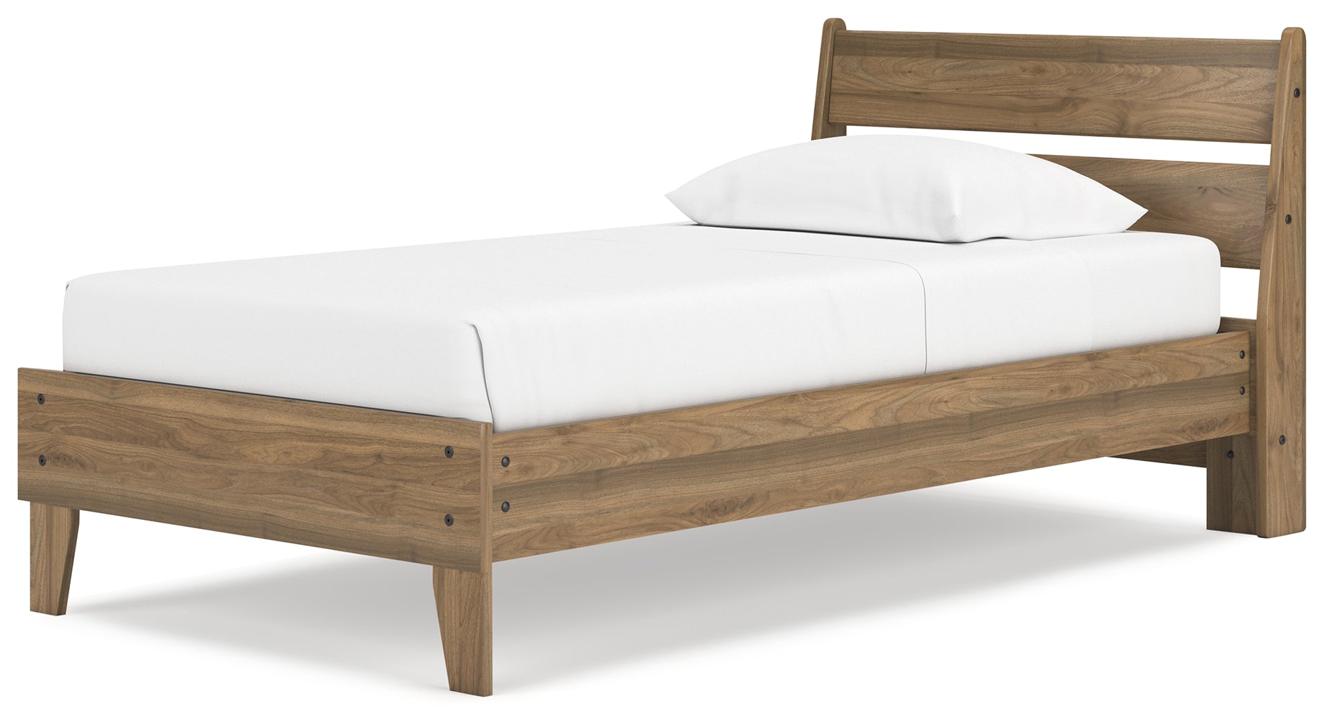 Deanlow Honey Twin Platform Panel Youth Bed