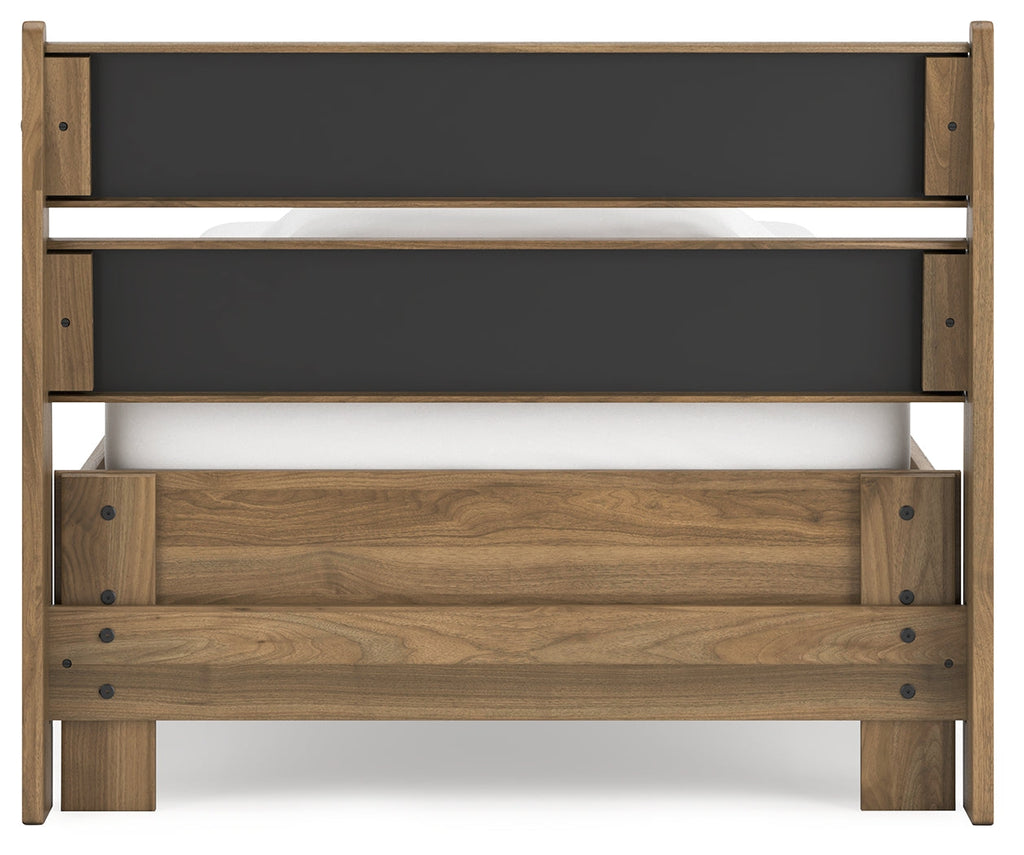Deanlow Honey Twin Platform Panel Youth Bed