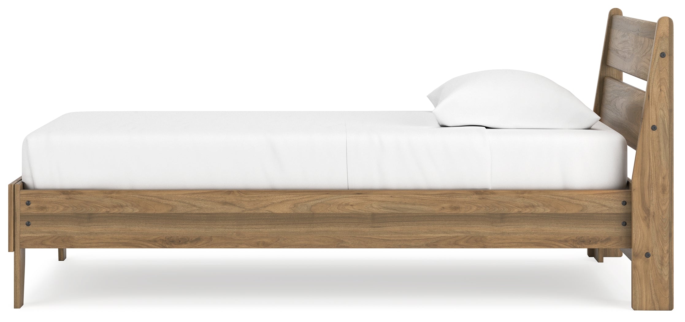 Deanlow Honey Twin Platform Panel Youth Bed